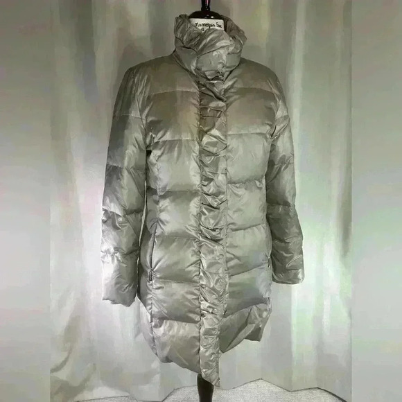 Ellen Tracy Down Jacket - Size Large- Bronze Color - Picture 1 of 11